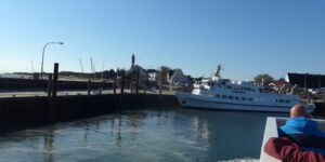 Wanderreise auf Sylt 6. Tag mit der Fähre auf die Hallig Hooge