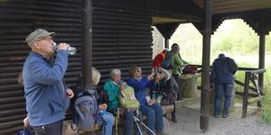 Wanderung im Naturschutzgebiet Brönnhof mit Schachbrettblumen  am 21.4.2025